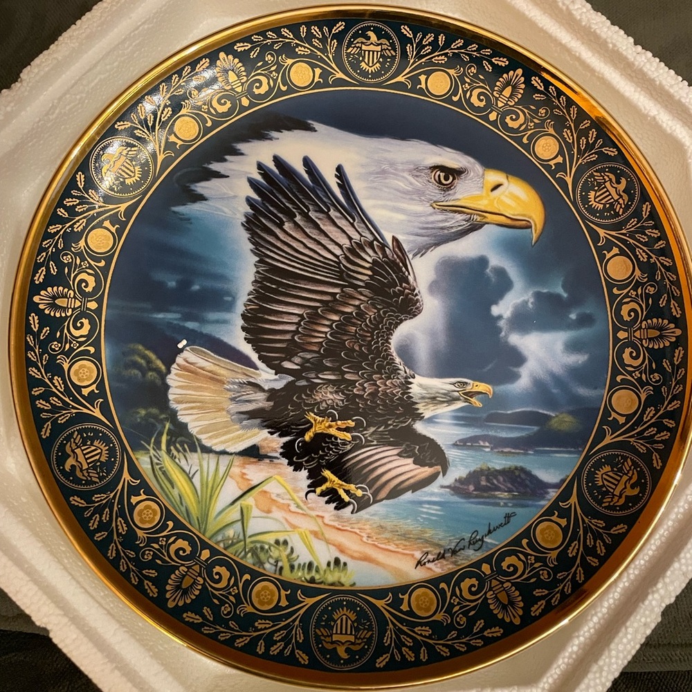 Franklin Mint Royal Doulton Preservation of Freedom Collectors Plate